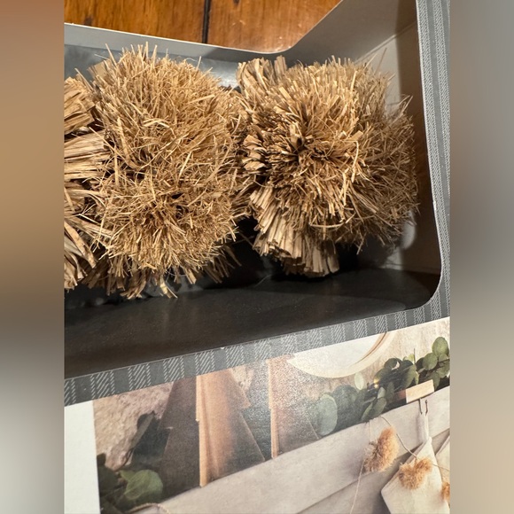 NIB Studio McGeeThreshold 6ft Long Woven Pom Pom Garland - Picture 4 of 8